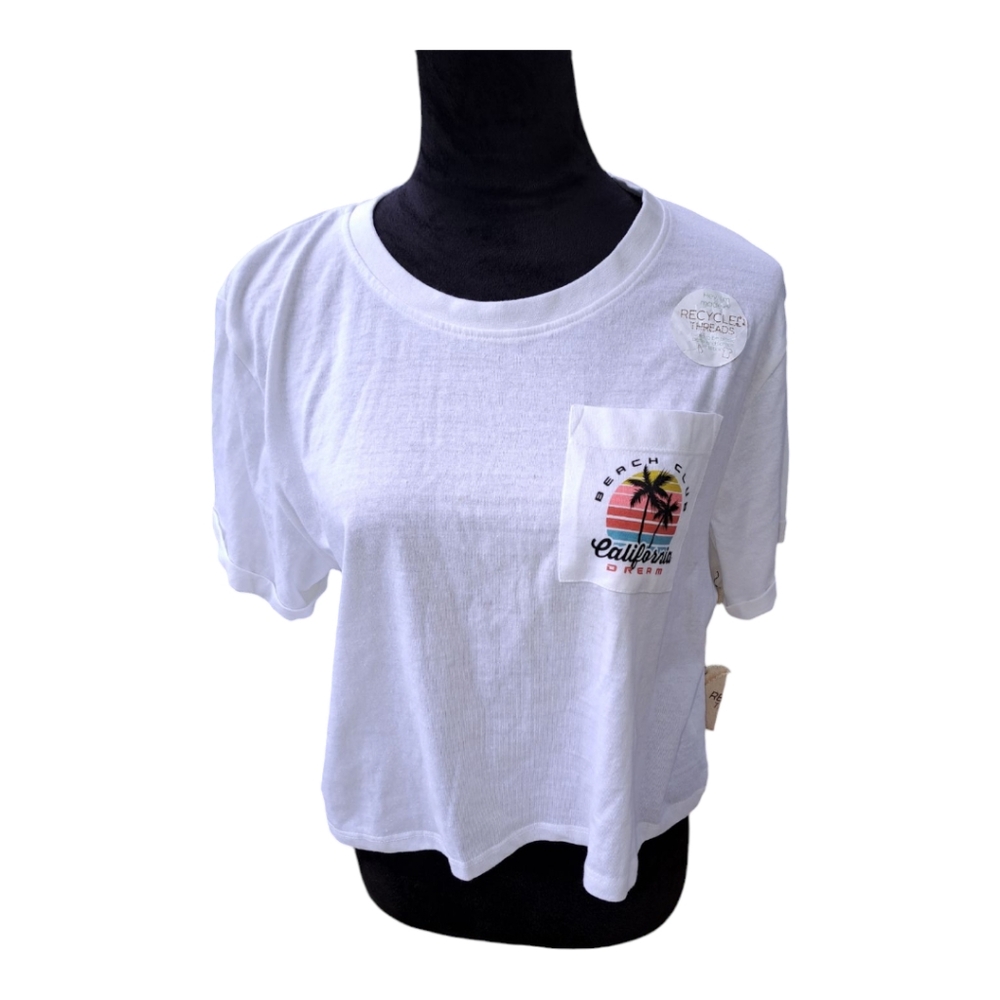 Recycled Threads 80s crop top NWT